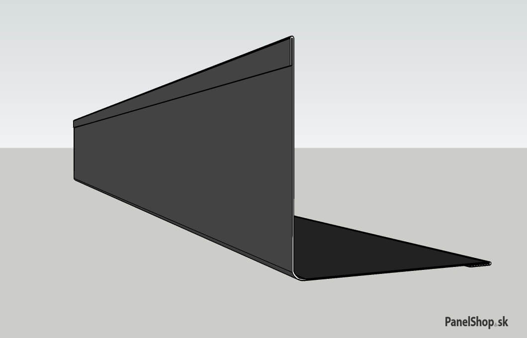 Sheet plating - Inner corner (option 2) Product code: P04