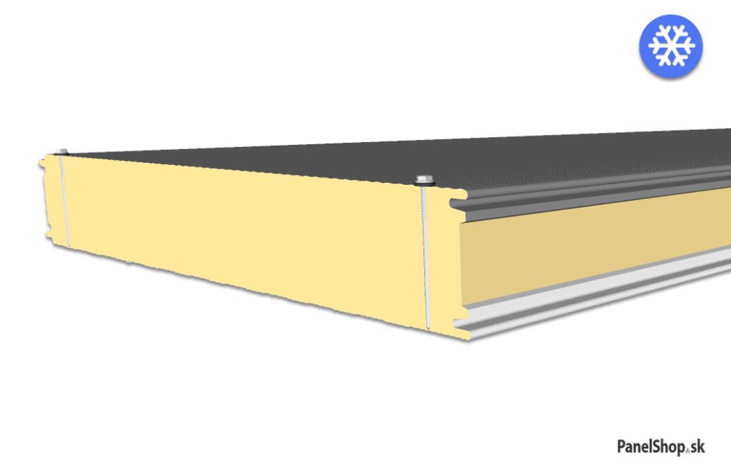 Sandwich wall panel with polyizokyanurate PIR core – freezer
